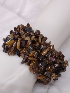 Artisan Crafted Tigers Eye Stretch Bracelet